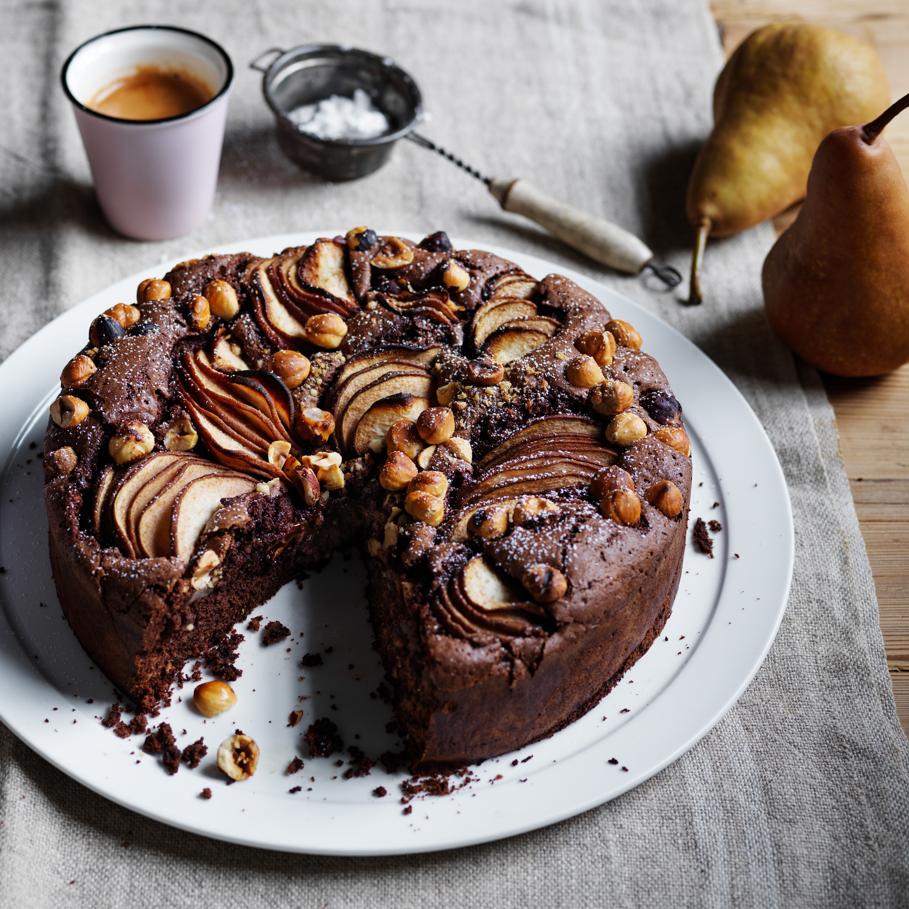 Chocolate pear olive oil cake | Australian Pears