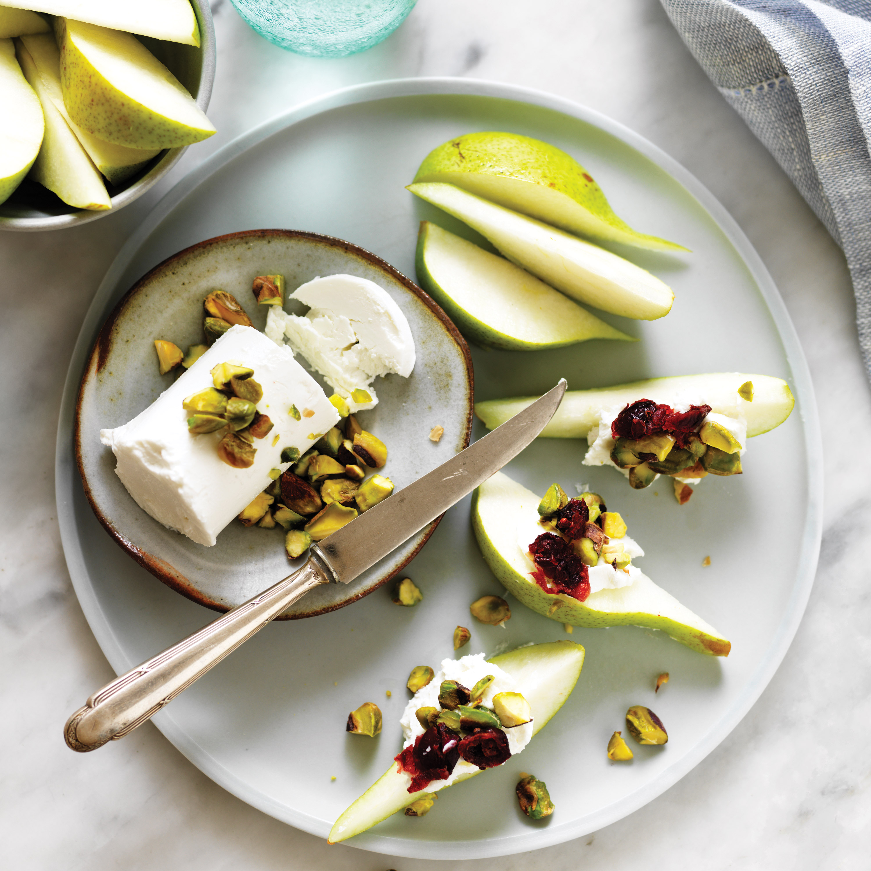 Pear and goats cheese dippers | Australian Pears
