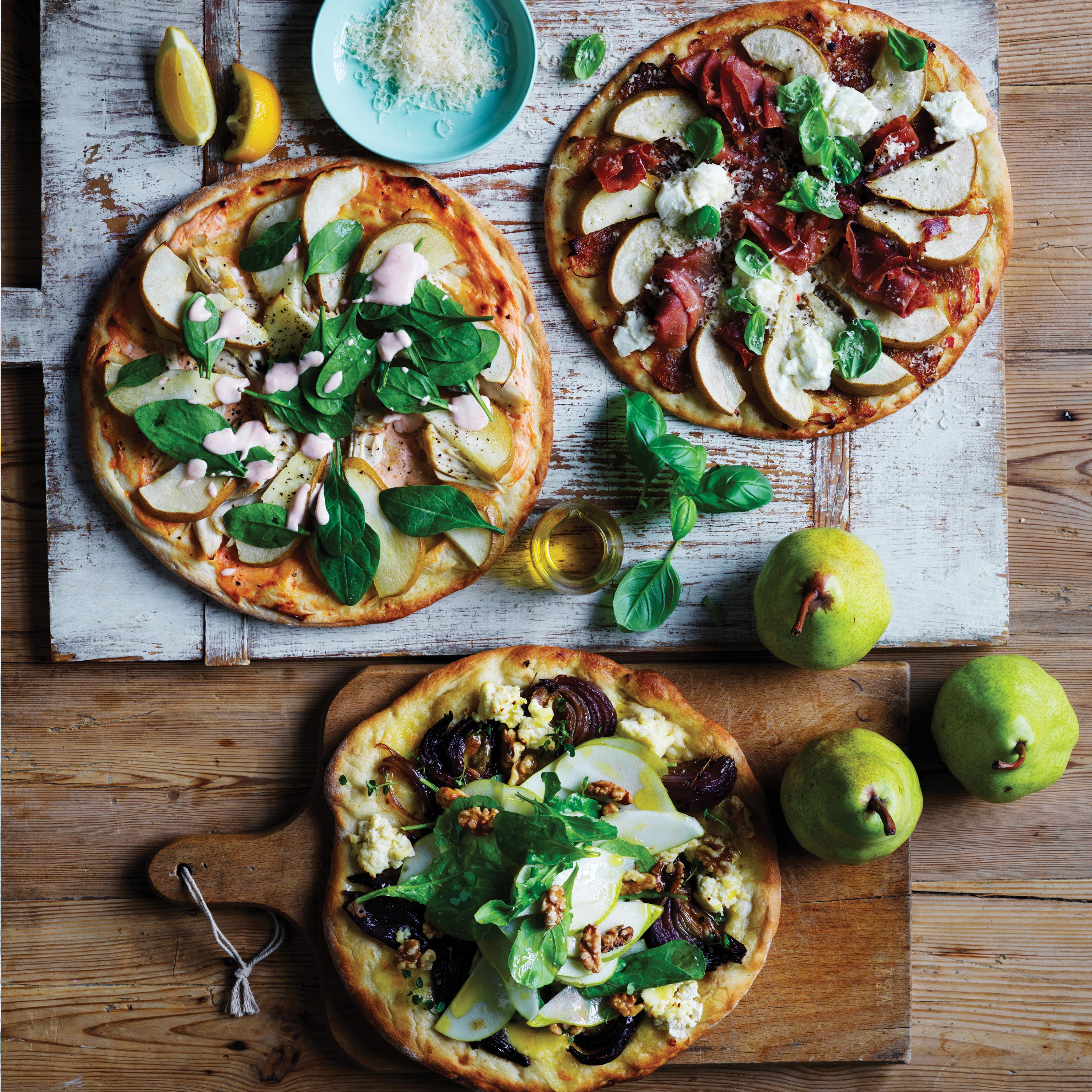 Pear Pizza 3 Ways | Australian Pears