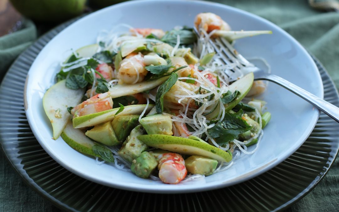 Pear, Avocado and Fresh Herb Salad